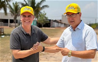 Recursos de R$ 280 mil são destinados por Alan Queiroz para calçadão da feira em Rolim de Moura